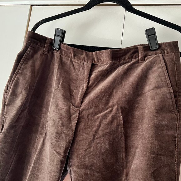 EUC! Loft Brown Corduroy Trouser Pants - Size 8 - Picture 3 of 4